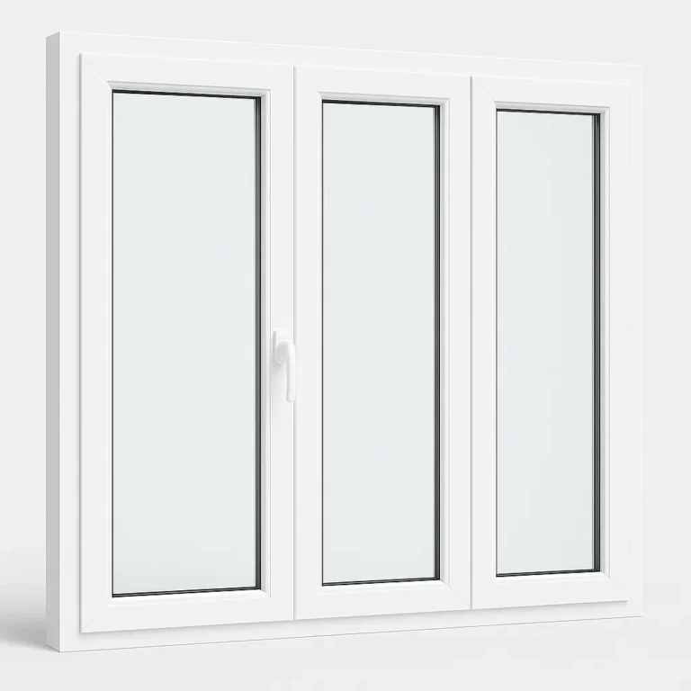 Bi-fold uPVC window Melbourne — closed showing multiple panel configuration