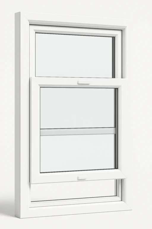 Double Hung uPVC Windows Melbourne open Double Hung uPVC Windows Melbourne open